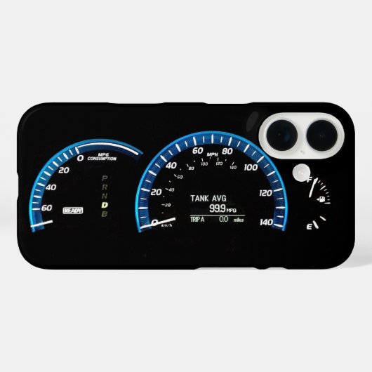 Coques Case-Mate iPhone Groupe d'instruments de voiture hybride (Verso (horizontal))