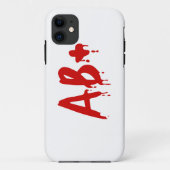 Coques Case-Mate iPhone Groupe sanguin AB+ Positif #Hôpital d'horreur (Dos)