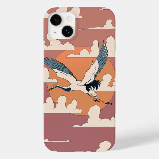 Coques Case-Mate iPhone Grue asiatique en vol (Verso)