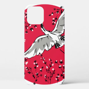 Case-Mate iPhone Case Grue dessinée à la main, Illustration graphique oi
