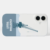 Coques Case-Mate iPhone Grue du chantier naval (Verso (horizontal))