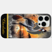 Coques Case-Mate iPhone Grue gracieuse debout élégamment (Verso (horizontal))