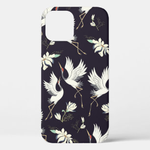Case-Mate iPhone Case grue, motif, illustration vintage oiseau volant f