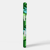 Coques Case-Mate iPhone Grues japonaises, Jade Green et Bleu clair (Verso / Droite)