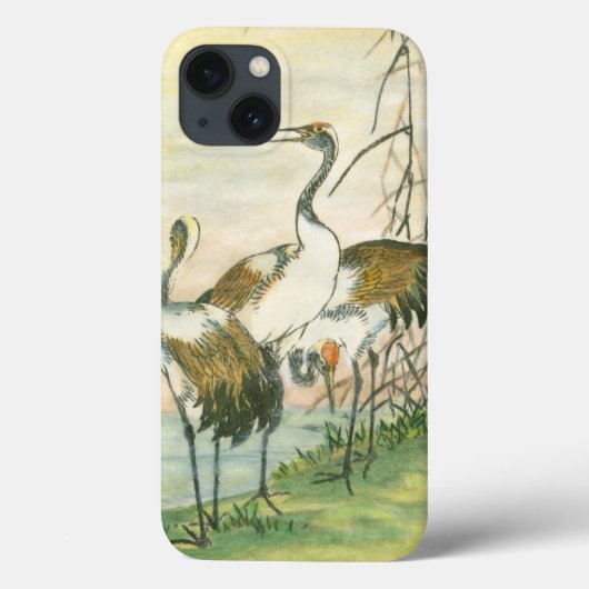 Coques Case-Mate iPhone Grues orientales par l'eau (Verso)