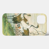 Coques Case-Mate iPhone Grues orientales par l'eau (Verso (horizontal))