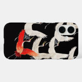 Coques Case-Mate iPhone Grues volantes : Japonais Bird Kimono Art (Verso (horizontal))