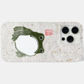 Coques Case-Mate iPhone Grumpy Grenouille japonaise crapaud 19ème siècle (Verso (horizontal))