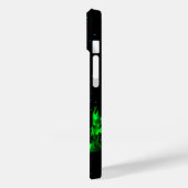Coques Case-Mate iPhone Grüne Flammenmonster am Sternenhimmel (Verso / Gauche)