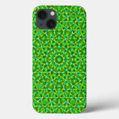 Coques Case-Mate iPhone Grünes Netz Kaleidoscope/Green Kaleidoscope Net (Verso)