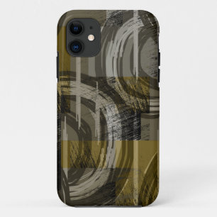 Case-Mate iPhone Case Grunge Abstrait, brun monochrome