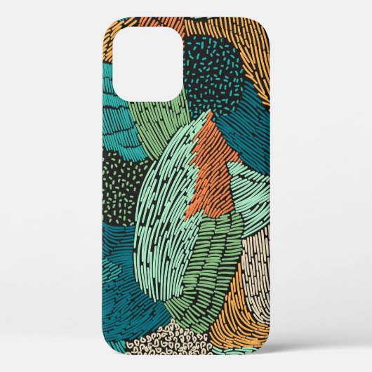 Coques Case-Mate iPhone Grunge Abstrait : Conception Motif transparente. (Verso)