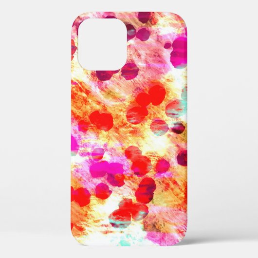 Coques Case-Mate iPhone Grunge couleur point texture arrière - plan (Verso)