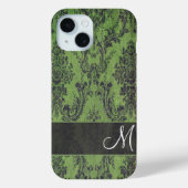 Coques Case-Mate iPhone Grunge Damask Patch sur Galaxy avec Monogramme (Verso)