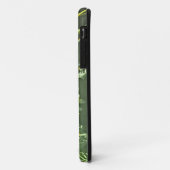 Coques Case-Mate iPhone Grunge design - vert jaune (Dos/Gauche)