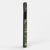 Coques Case-Mate iPhone Grunge design - vert jaune (Dos/Droite)