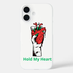Coques iPhone 16 Grunge Gothique Porte-Mains Coeur Oeuvre