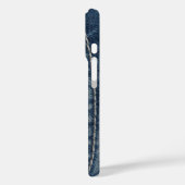 Coques Case-Mate iPhone Grunge Jean Bleu (Verso / Gauche)