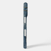 Coques Case-Mate iPhone Grunge Jean Bleu (Verso / Droite)