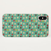 Coques Case-Mate iPhone Grunge Motif Pois (Dos (Horizontal))