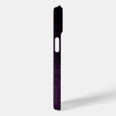Coques Case-Mate iPhone Grunge Ombre noir et violet texture (Verso / Droite)