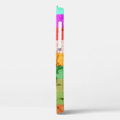 Coques Case-Mate iPhone Grunge rainbow stripes mur graphique Coque-Mate iP (Verso / Gauche)
