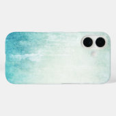 Coques Case-Mate iPhone Grunge, rayures, texture, bleu, atmosphère (Verso (horizontal))