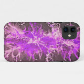 Coques Case-Mate iPhone Grunge Splatter Design - violet (Dos (Horizontal))