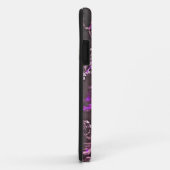 Coques Case-Mate iPhone Grunge Splatter Design - violet (Dos/Droite)