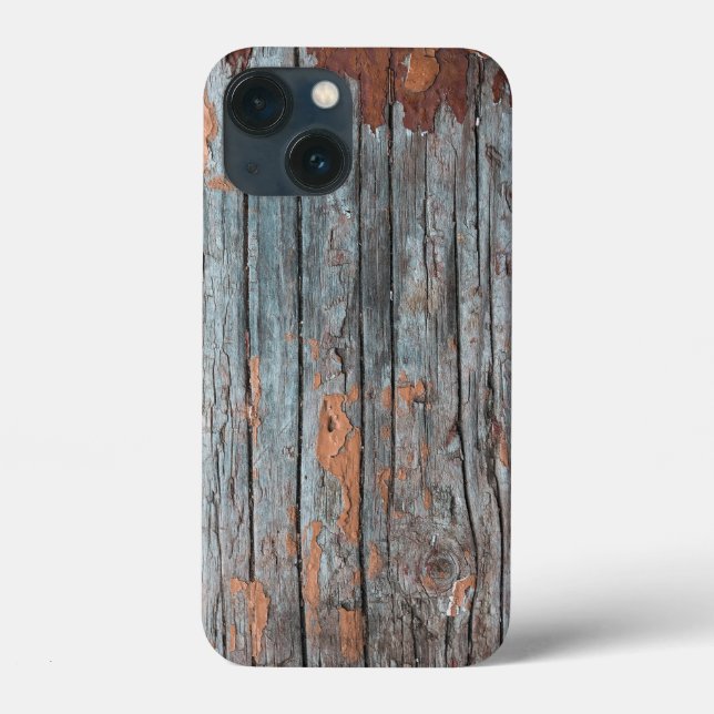 Coques Case-Mate iPhone Grunge texture en bois (Verso)