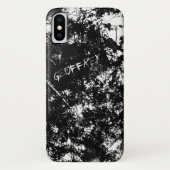 Coques Case-Mate iPhone Grunge urbain Abstrait noir et blanc (Dos)