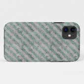Coques Case-Mate iPhone Grunge Vert Diagonale (Dos (Horizontal))