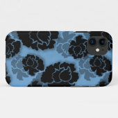Coques Case-Mate iPhone Grungy Floral Decadence BT iPhone 5 Coque, Bleu (Dos (Horizontal))