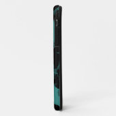 Coques Case-Mate iPhone Grungy Floral Decadence BT iPhone 5 Coque, Turquoi (Dos/Gauche)