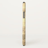 Coques Case-Mate iPhone Grungy Gold Texture (Dos/Droite)