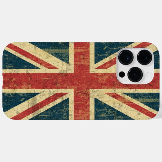 Coques Case-Mate iPhone Grungy Union Jack (Verso (horizontal))