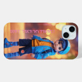 Coques Case-Mate iPhone : "Guardian Chibi : 4D Animé mignonne Garçon Phone (Verso (horizontal))
