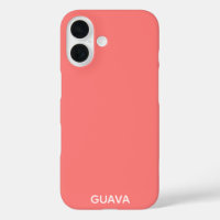 Guava pink color name