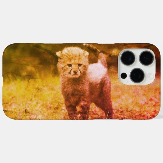 Coques Case-Mate iPhone Guépard (Verso (horizontal))
