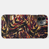 Coques Case-Mate iPhone Guerre des rubans d'or contre le rouge, dans fond  (Dos (Horizontal))