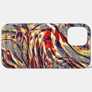 Case-Mate iPhone Case Guerre des rubans orange contre rouge, sur fond gr