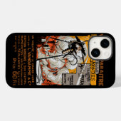 COQUES Case-Mate iPhone GUERRE DU MONDE AFFICHAGE FRANÇAIS 1906 (Verso (horizontal))