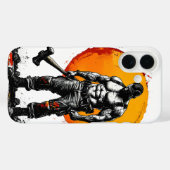 Coques Case-Mate iPhone guerrier barbare médiéval fantastiqueTéléphone / c (Verso (horizontal))