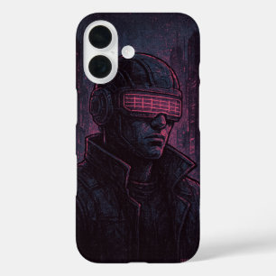 Coques iPhone 16 Guerrier Cyberpunk Dystopique Dreamframe_U8O Ori