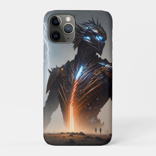 Coques Case-Mate iPhone Guerrier Cyborg de la foudre (Dos)