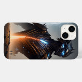 Coques Case-Mate iPhone Guerrier Cyborg de la foudre (Verso (horizontal))