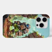 Coques Case-Mate iPhone Guerrier de pierre (Verso (horizontal))