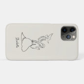 Coques Case-Mate iPhone Guerrier de Prière Conception & Personnaliser Nom (Dos (Horizontal))
