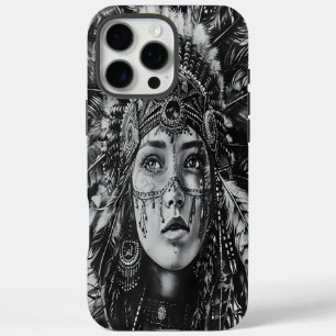 Coques iPhone 16 Pro Max Guerrier indien plumé