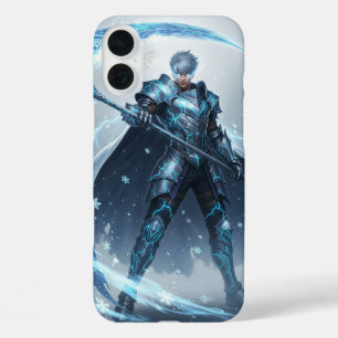 Coques iPhone 16 Plus Guerrier Marqué par le Givre   Épique Anime 